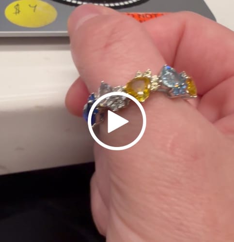 Customer video review of The Dogmother Dog Paws 1-5 Birthstones Ring
