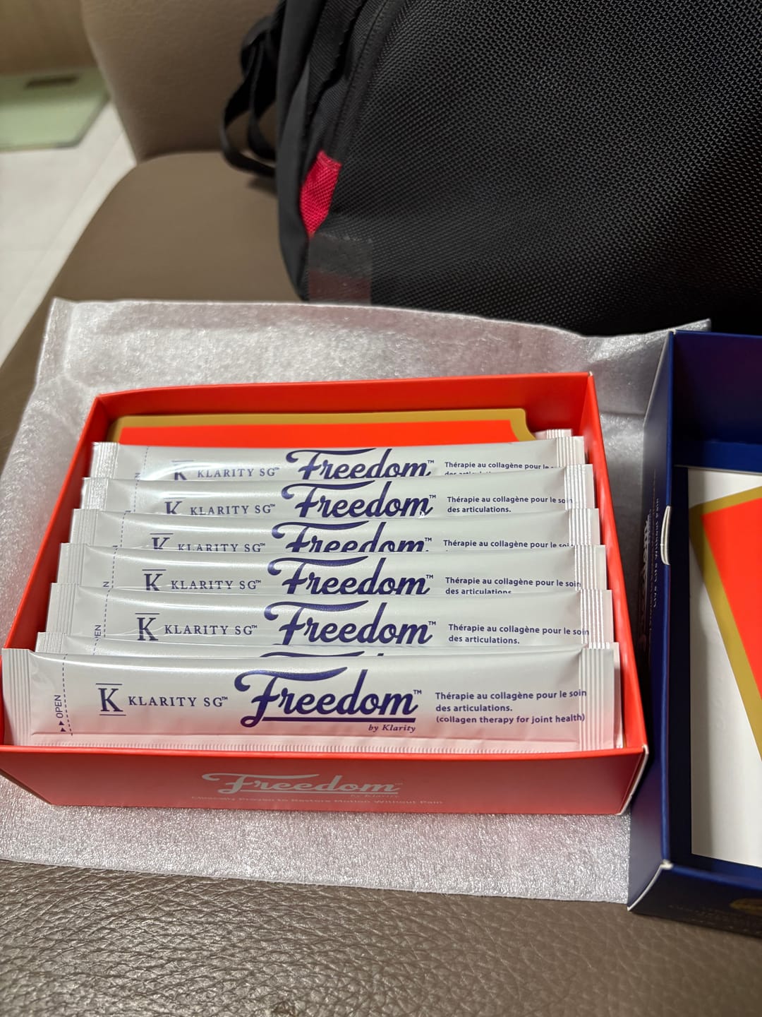 Customer photo review of Freedom by KlaritySGᵀᴹ - Medical Grade Bioactive Collagen Peptides to heal Joint pain