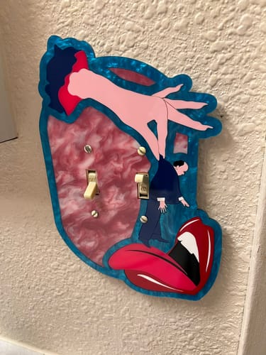 Customer photo review of Maneater Light Switch Cover