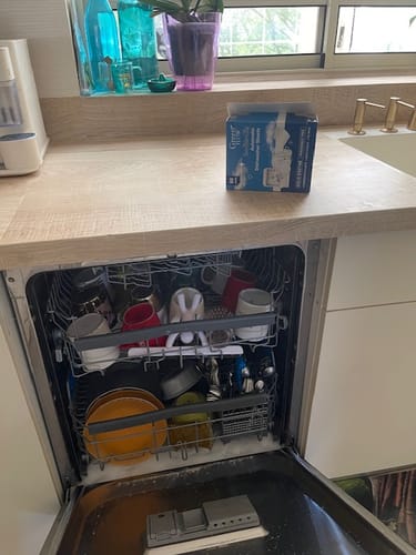 Customer photo review of דפי ניקוי למדיח