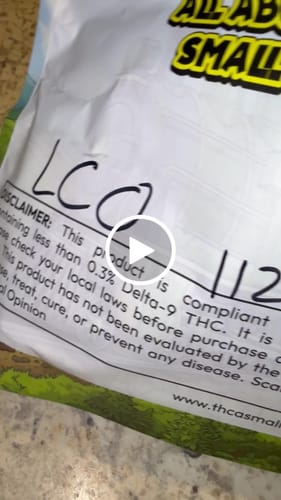 Customer video review of Bulk Indoor THCA Smalls
