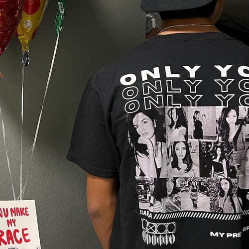 Customer photo review of Custom Only You Photo Tee/Crewneck/Hoodie