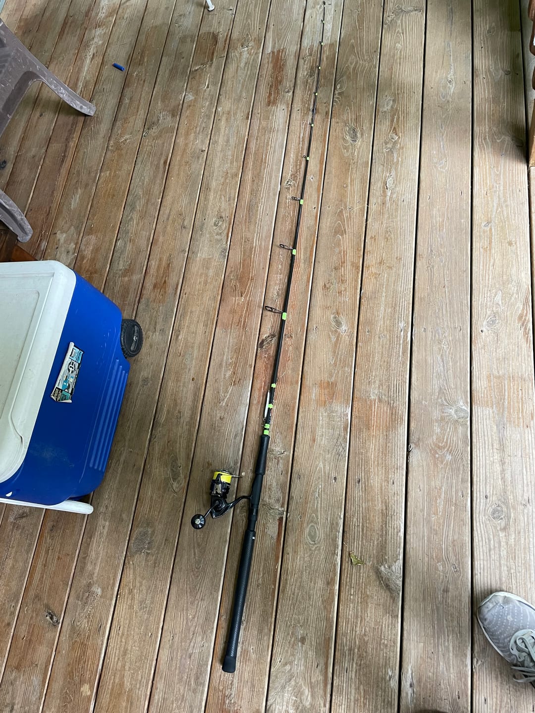 Customer photo review of Lake Trout/Salmon Jigging Rod