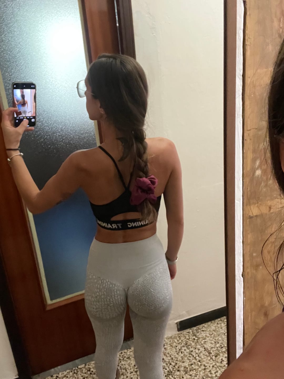 Customer photo review of Leggings Jungle Pitone Ghiaccio