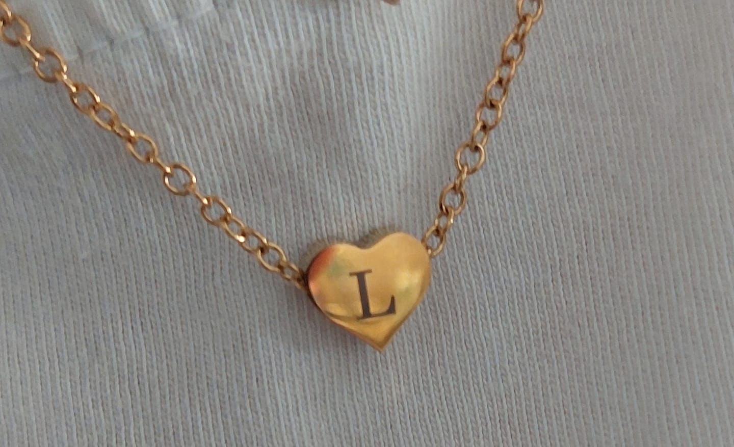 Customer photo review of Necklace: Little Heart