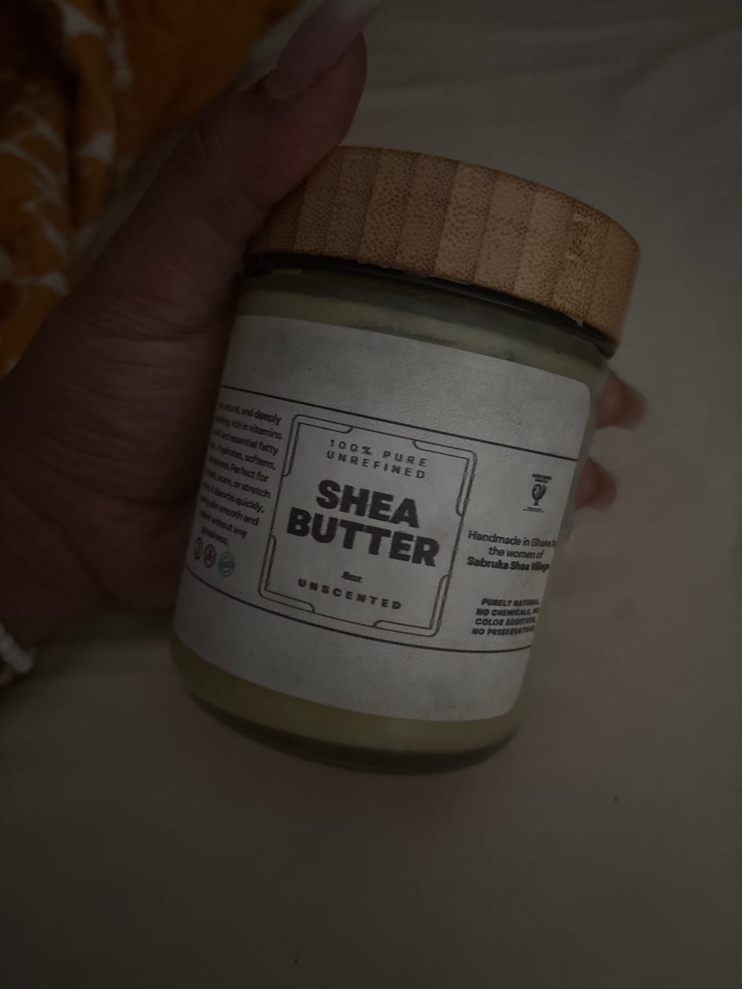 Customer photo review of Shea Butter- 100% Pure and Unrefined Ghanaian 8oz
