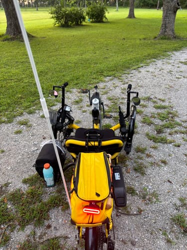 Customer photo review of Arkel Handlebar Bag with Custom T-Cycle Clamps