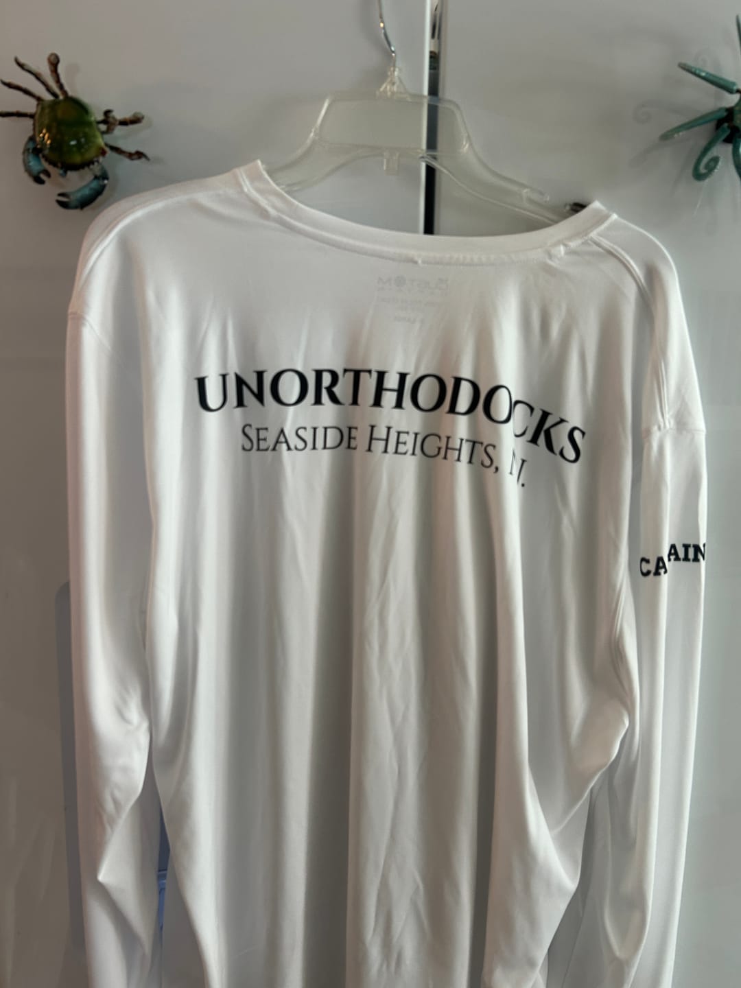 Customer photo review of Mens Captain & Crew Drifit Custom Boat Shirts - Long Sleeves
