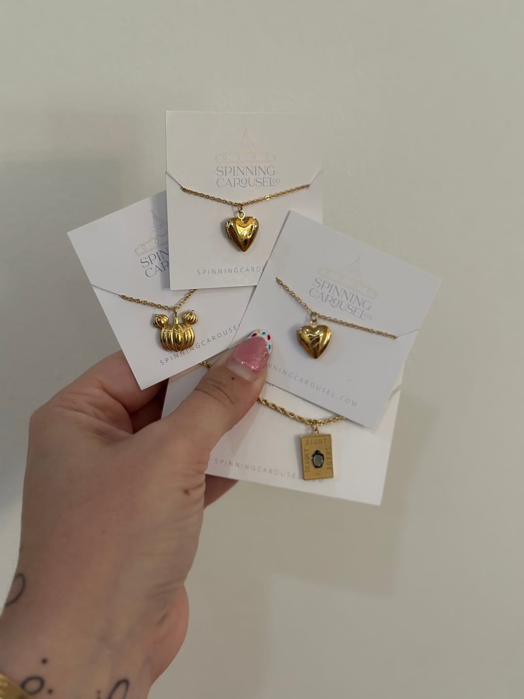 Customer photo review of Pumpkin Pendant