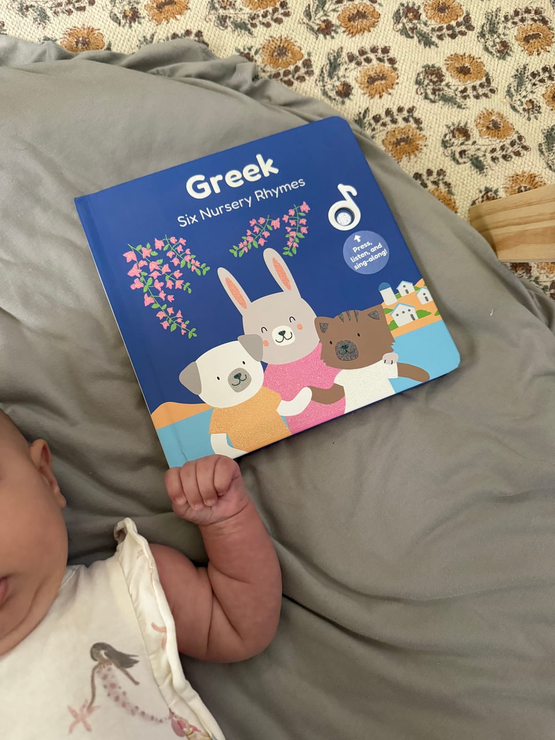 Customer photo review of Greek Nursery Rhymes - Rechargeable Sound Book
