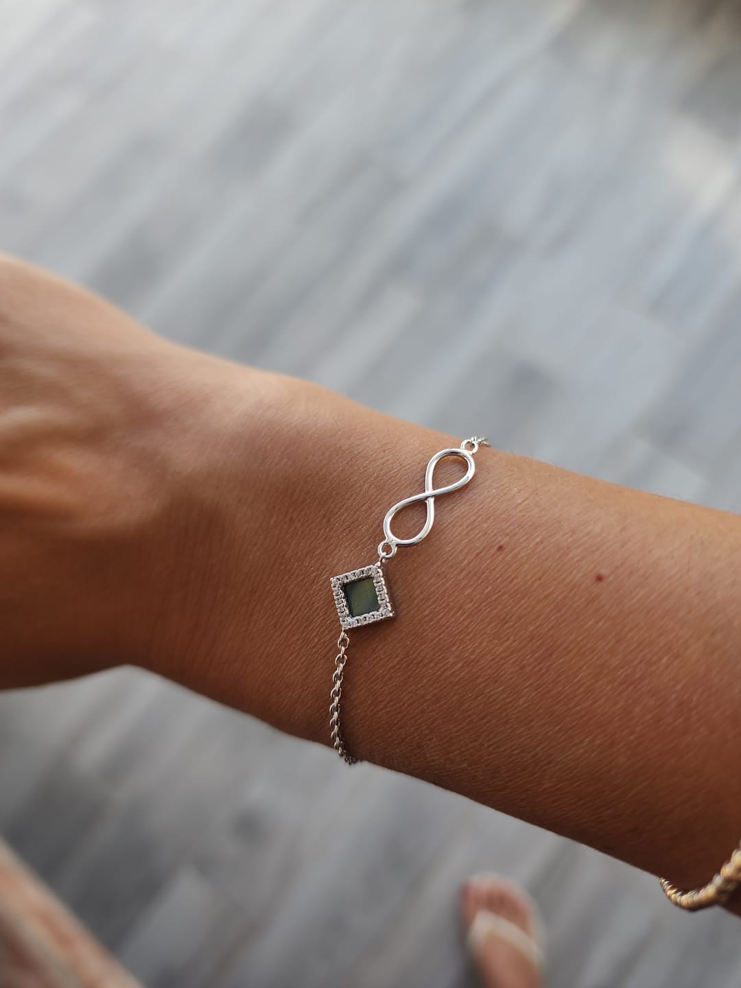 Customer photo review of Infinity Bracelet