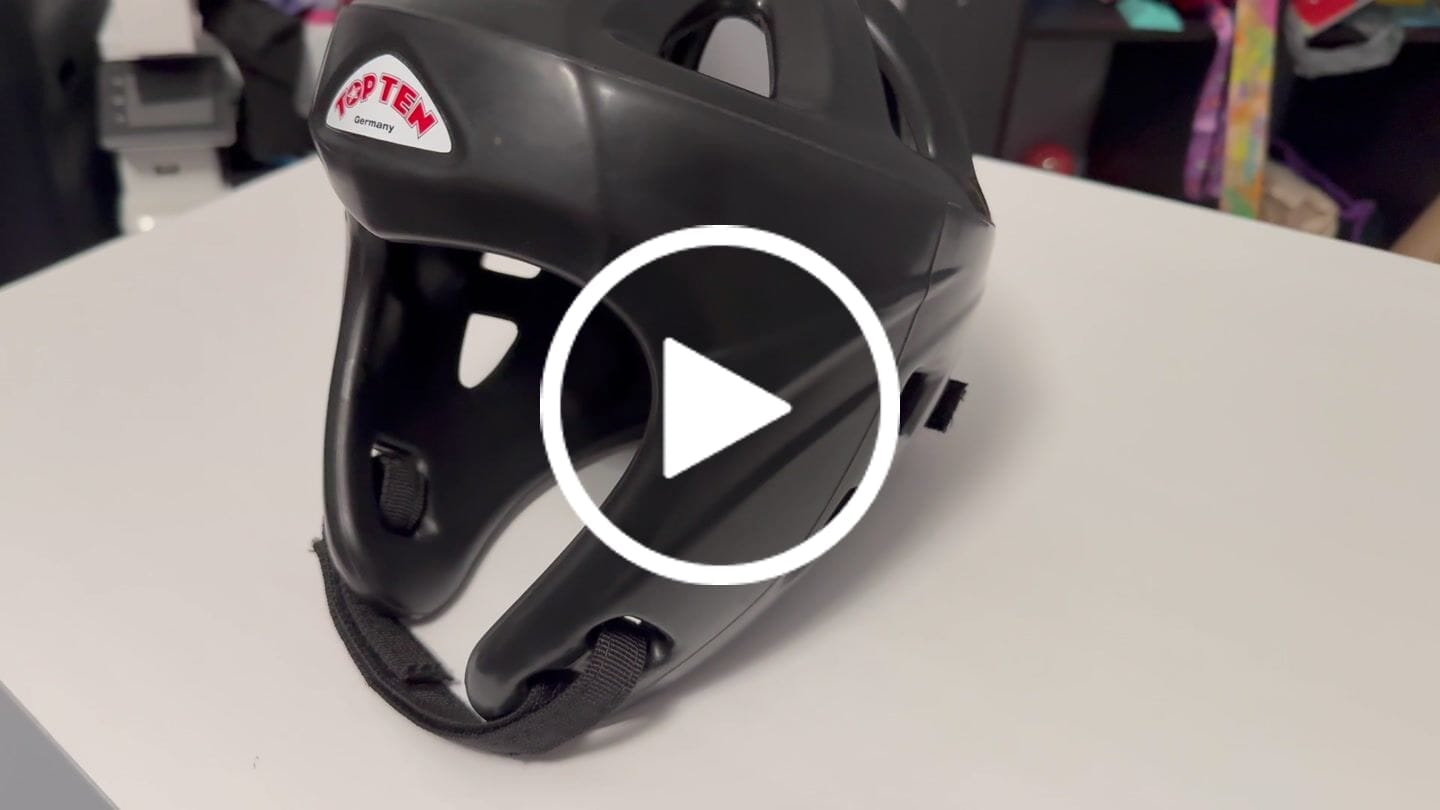 Customer video review of TOP TEN Avantgarde Head Guard