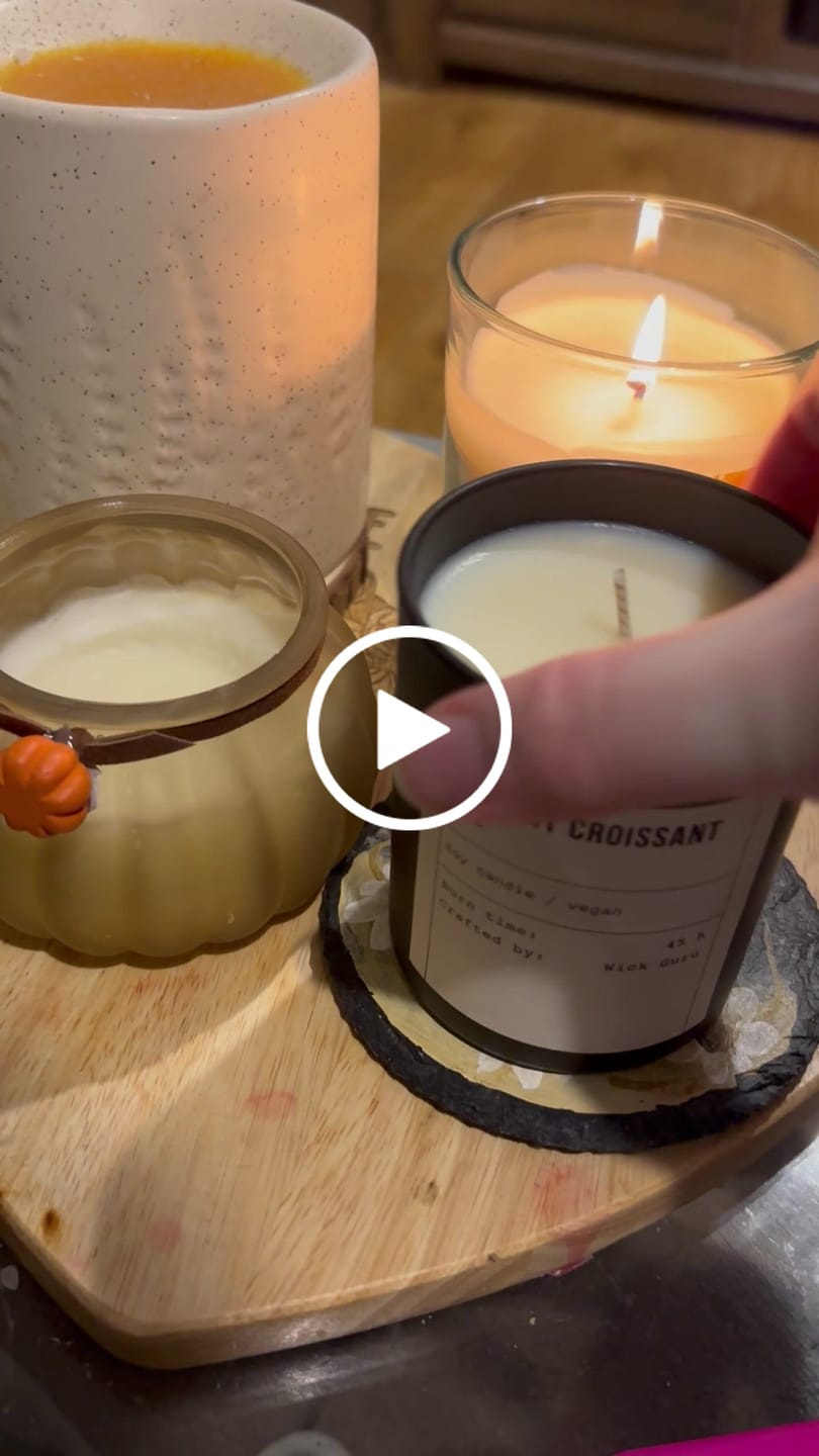 Customer video review of Buttery Croissant Candle