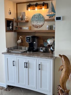 Customer photo review of Rustic Floating Shelves