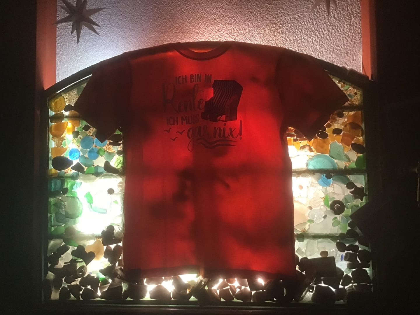 Customer photo review of Ich bin in Rente · Unisex Premium Bio T-Shirt