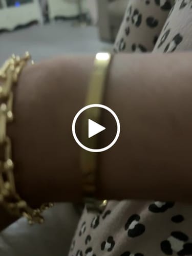Customer video review of LOVE BRACELET 3.65MM