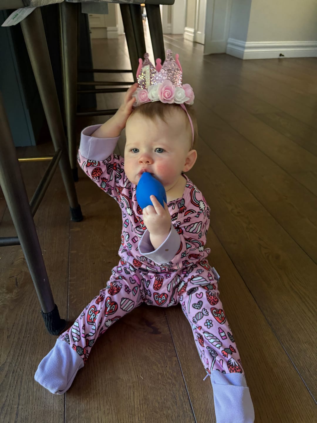 Customer photo review of Bloomin’ Lovely Onesie