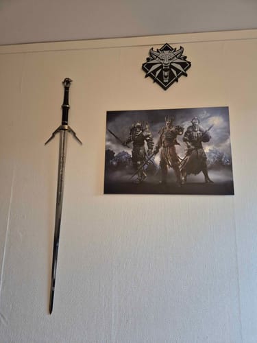Customer photo review of Geralt of Rivia's Silver Sword - The Witcher
