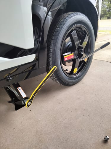 Customer photo review of KIA EV3 incl GT Line Space Saver Spare Wheel Kit - HUB CENTRIC - Braumach Spare Wheel Kit All Models - 2023-2026