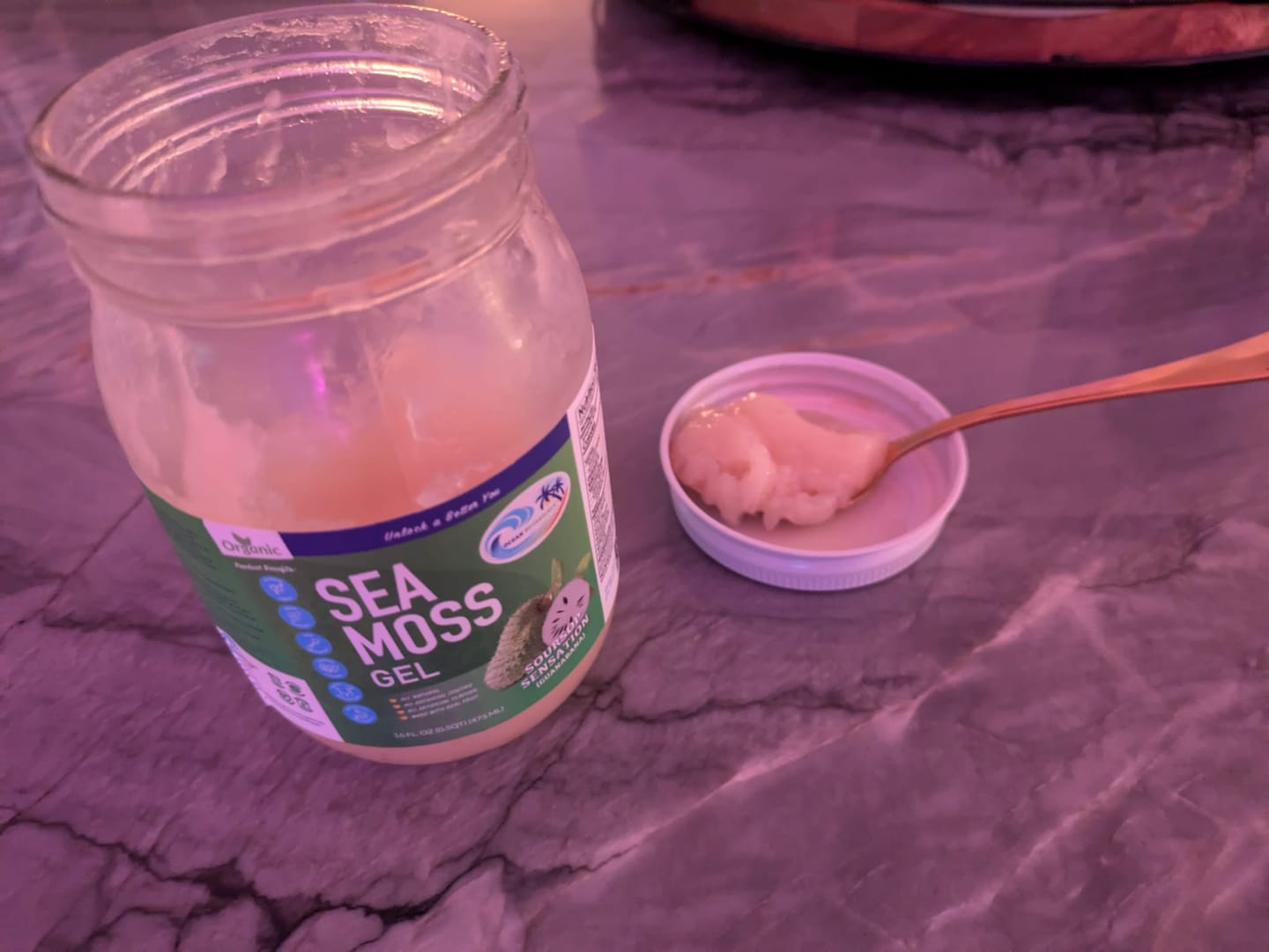 Customer photo review of Soursop Sea Moss Gel