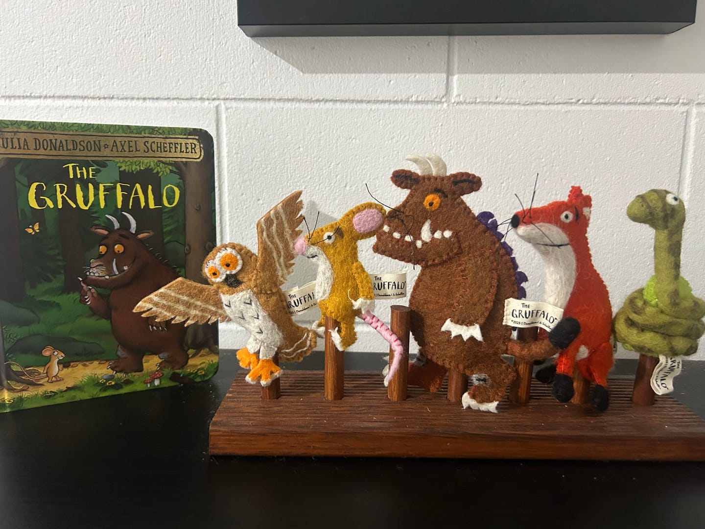 Customer photo review of The Gruffalo® Finger Puppets Set