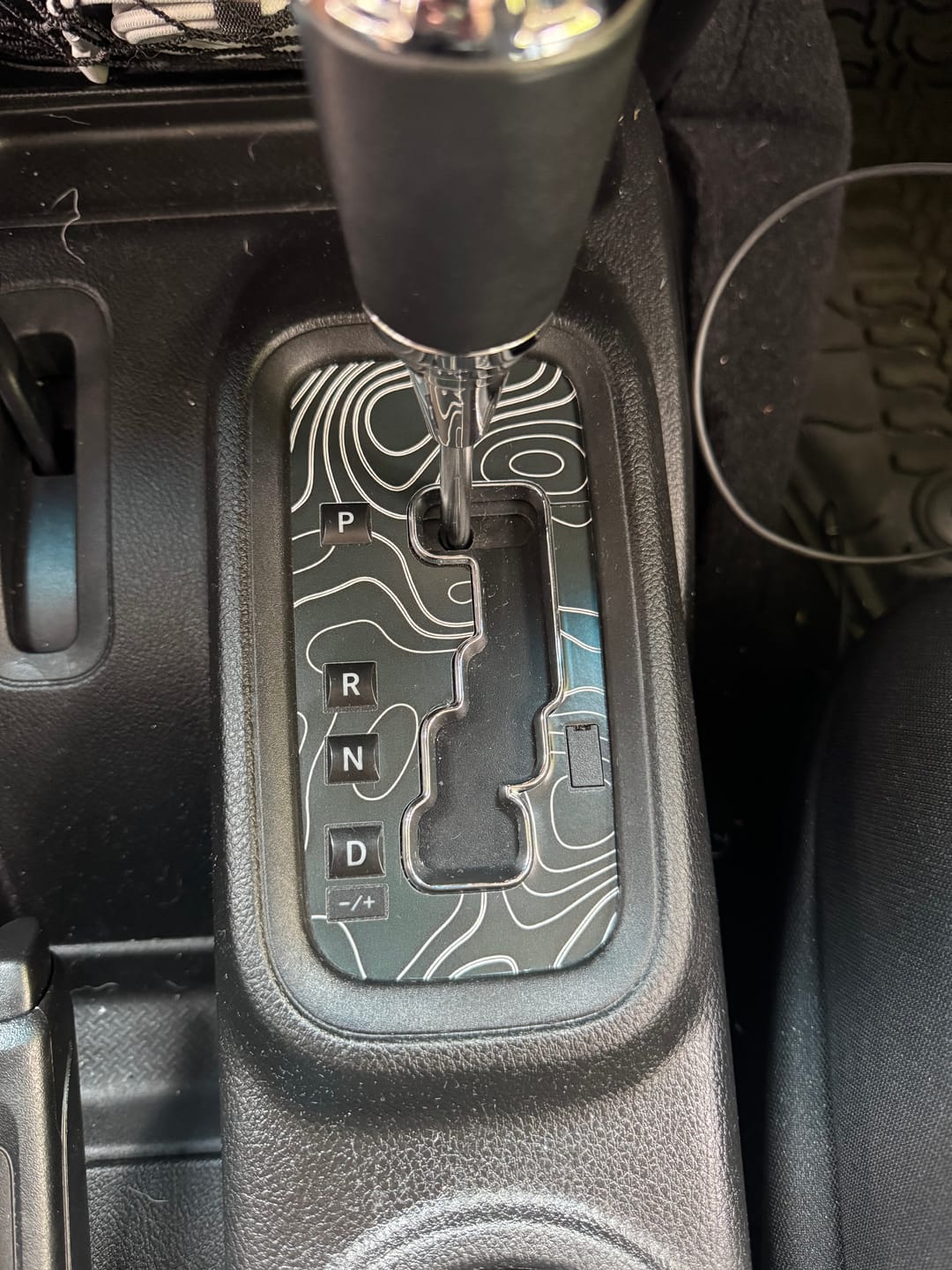 Customer photo review of Gear Shift Box Decal | fits 2012-2018 Wrangler JK