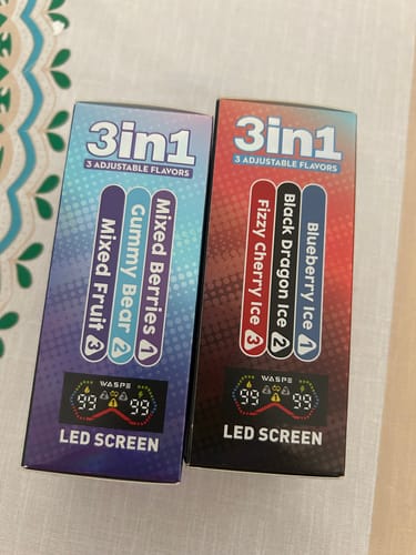 Customer photo review of WASPE 60K 3 en 1 60000 Puffs | vape desechable triple sabor