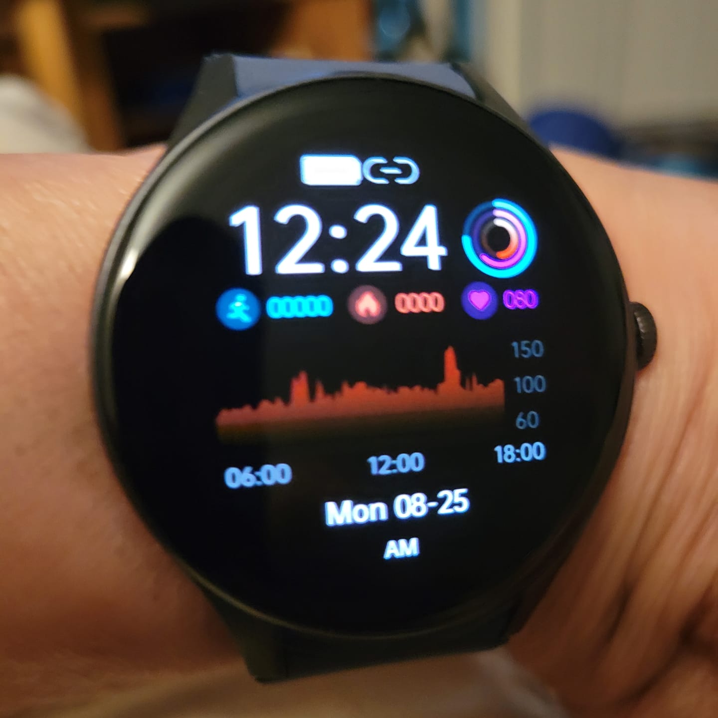 Customer photo review of Bearscome Blood Sugar Blood Pressure Blood oxygen Sleep Monitoring Waterproof Smartwatch