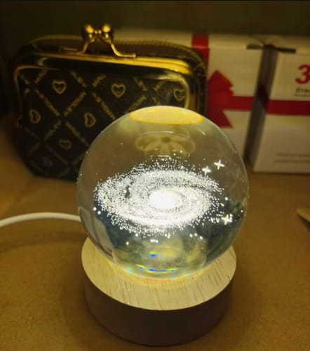 Customer photo review of [BUY 1 GET 1] Orb of Wonders - Crystal Ball Night Light