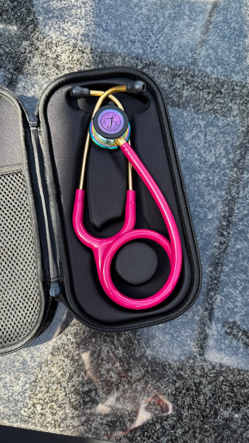 Customer photo review of Littmann Classic III Monitoring Stethoscope: Raspberry Rainbow 5806
