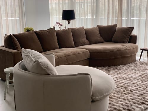 Customer photo review of The Mellow Mat® Snow Mink Faux Fur (Soft Touch Sensory Tatami Rug)