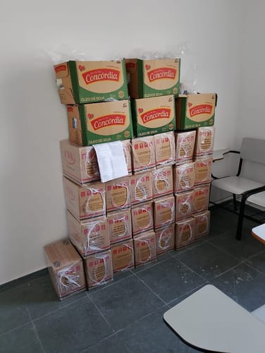 Customer photo review of Cesta Básica Econômica Kit