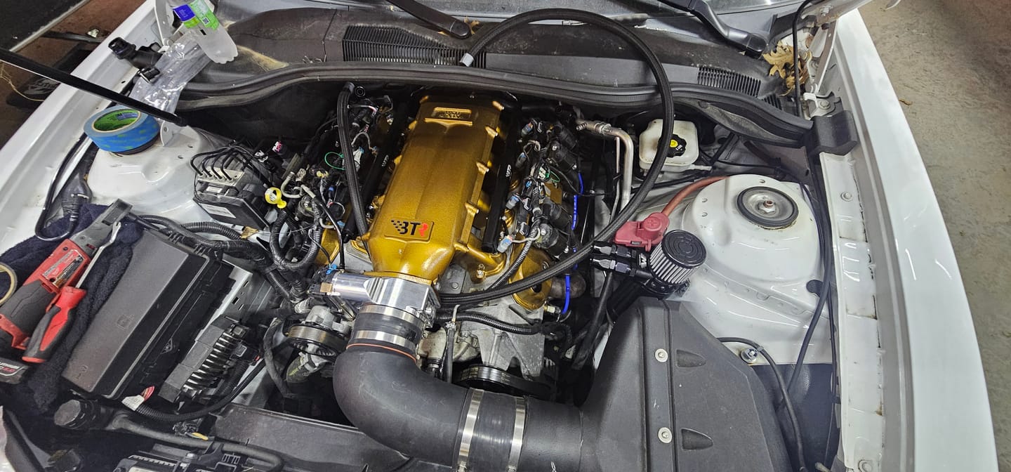 Customer photo review of Motion Raceworks Catch Can Kit for MRW Billet Valve Covers