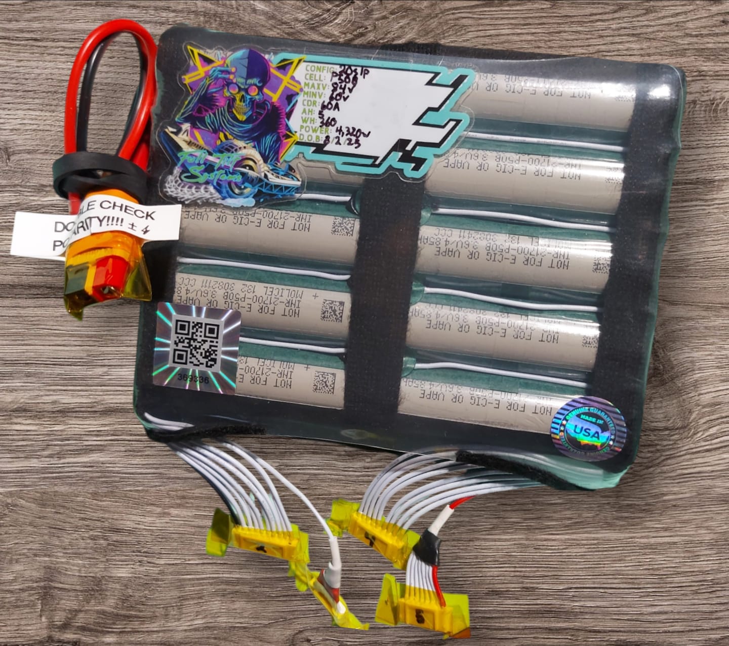 Customer photo review of Molicel 21700 P50B 5000mAh 60A Battery