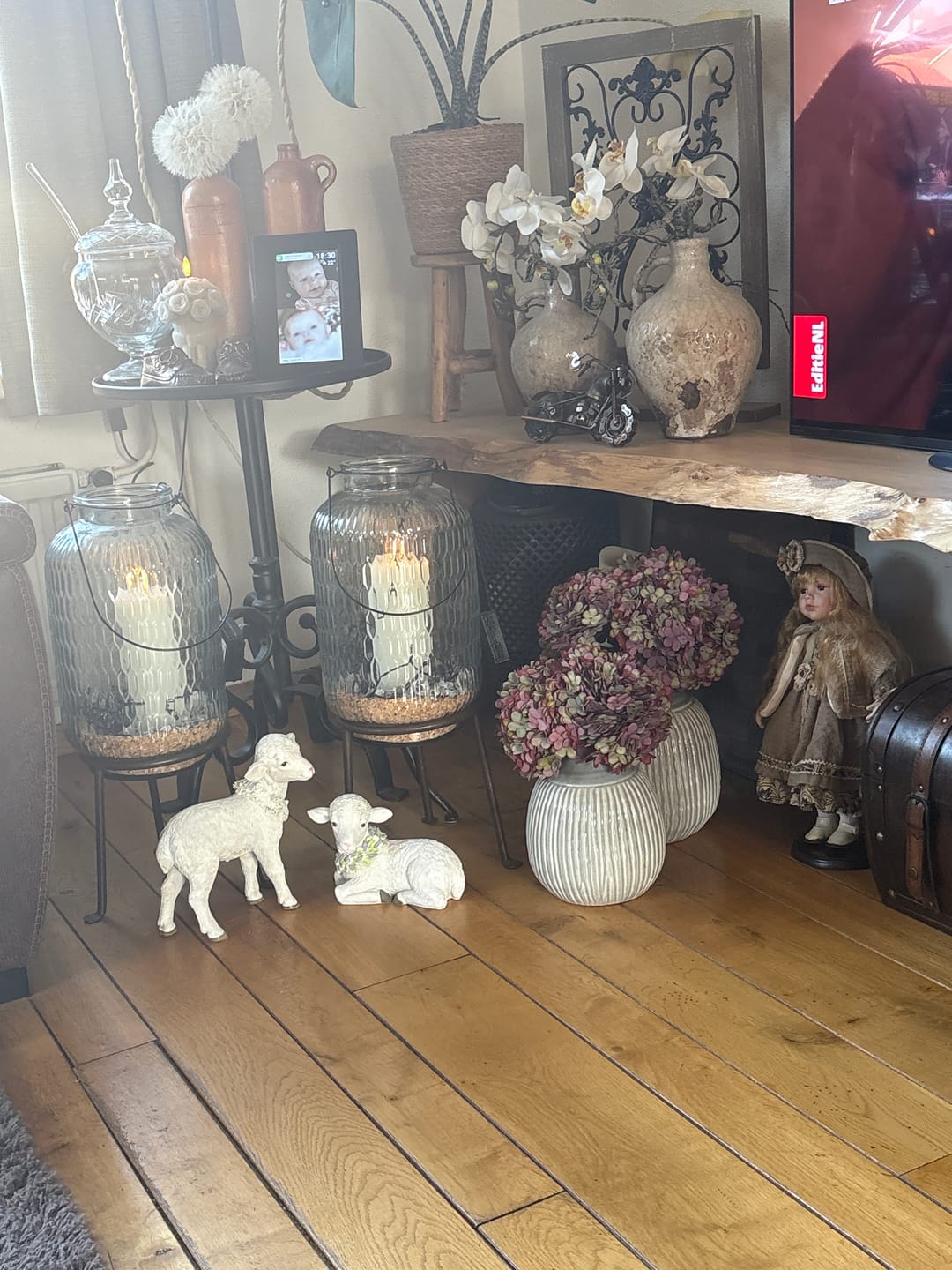 Customer photo review of Grote Zijden Hortensia - Paars
