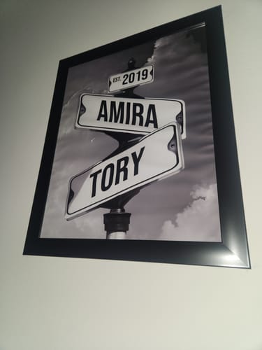 Customer photo review of COUPLES DATE OF LOVE by Cstm Canvas