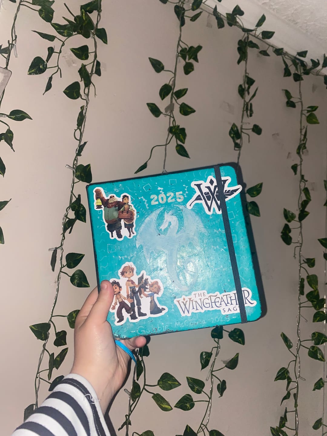 Customer photo review of Wingfeather Sticker Set