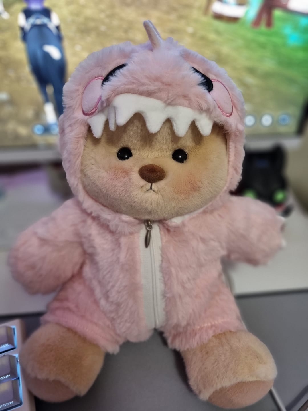 Customer photo review of Pink Dino