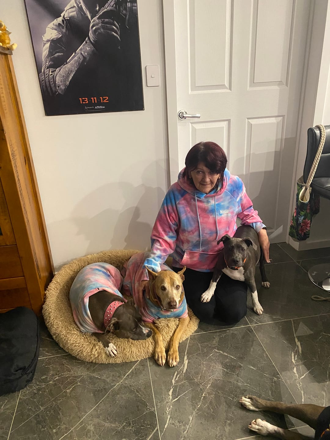 Customer photo review of Velvet Human Hoodie - Snow Cone