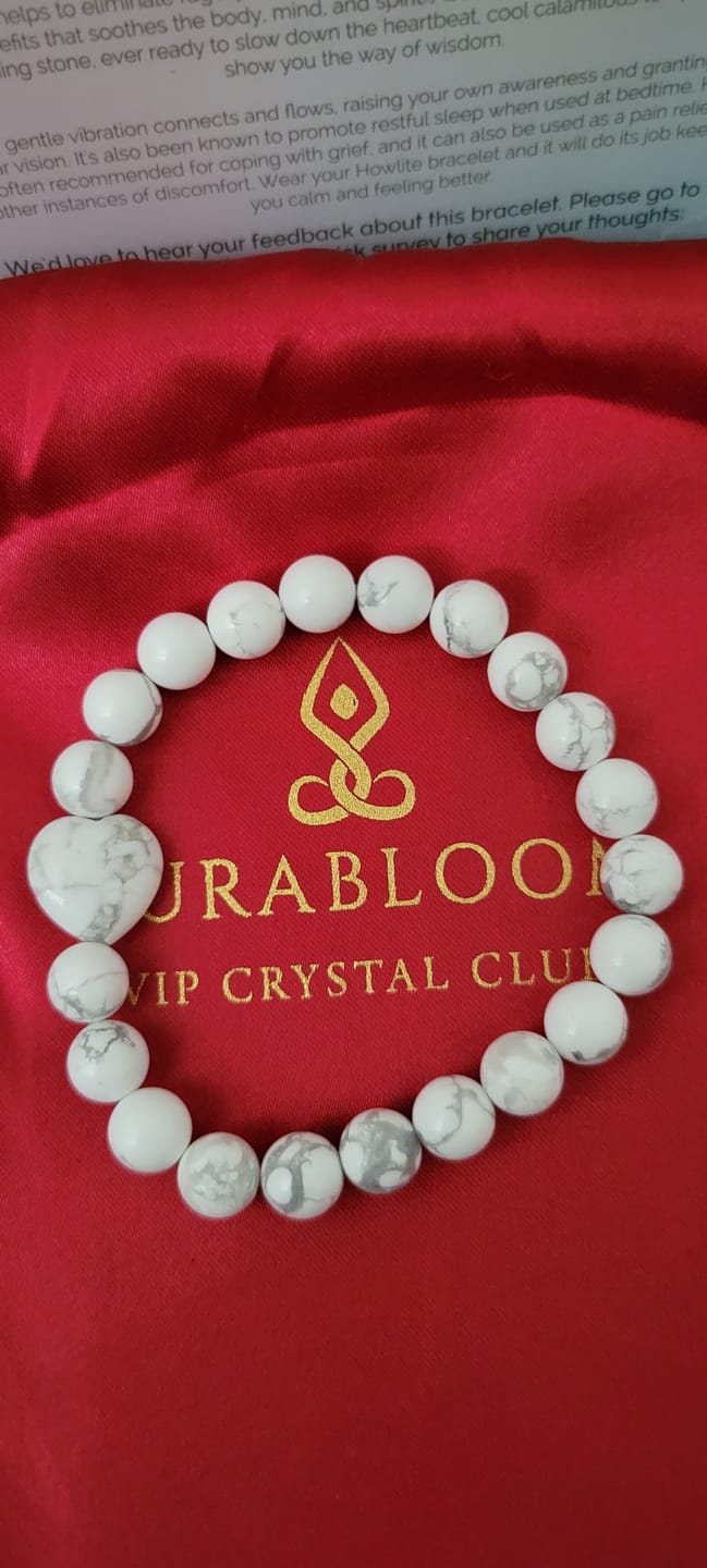 Customer photo review of White Howlite Bracelet