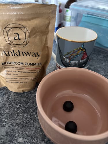 Customer photo review of Mushroom Gummies