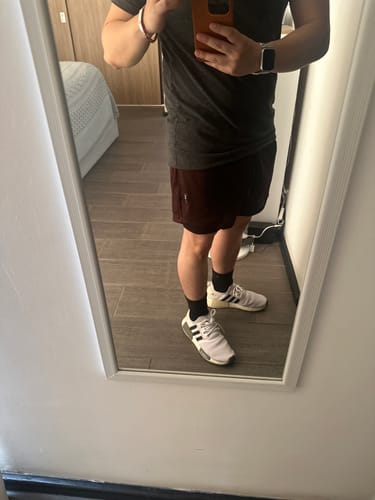 Customer photo review of Mesh Liner Shorts - Brown