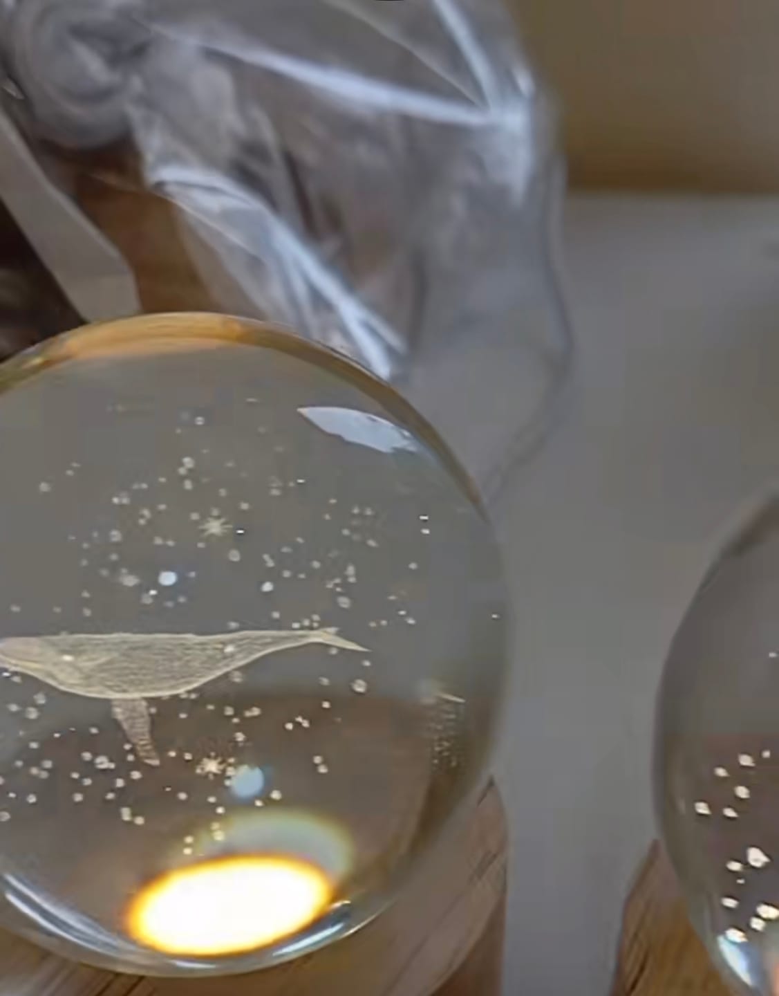 Customer photo review of [BUY 1 GET 1] Orb of Wonders - Crystal Ball Night Light