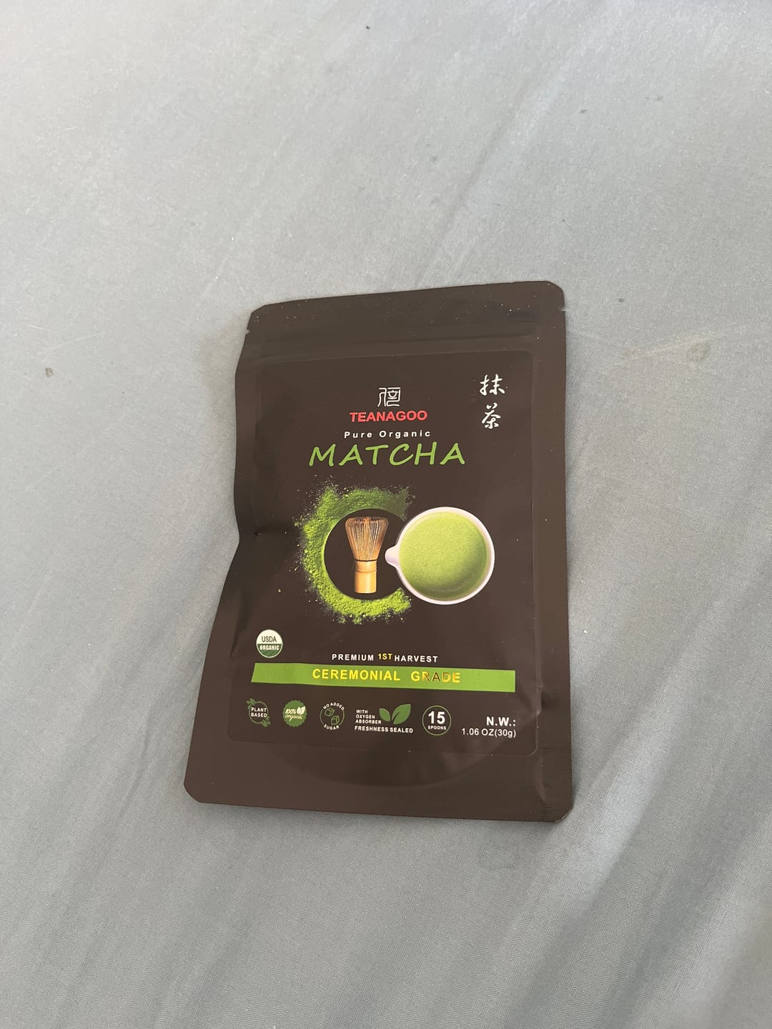 Customer photo review of Matcha Powder-Premium Grade Matcha
