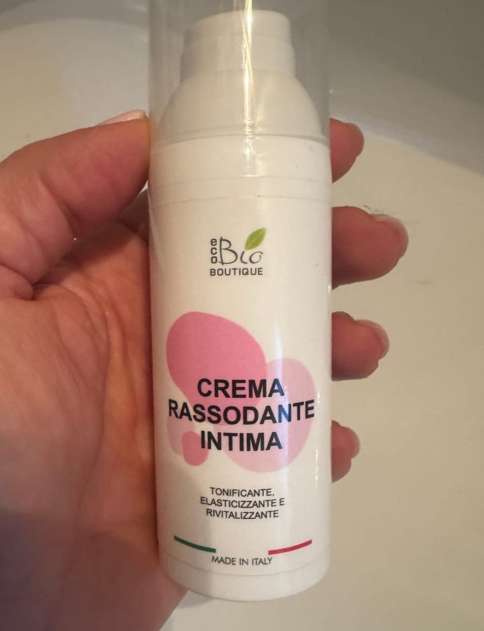 Customer photo review of Crema Rassodante Intima