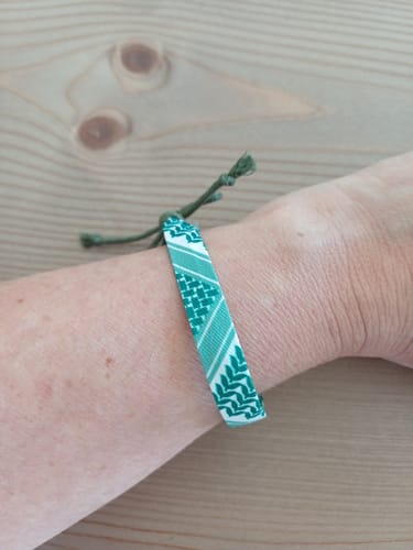 Customer photo review of Keffiyeh Bracelet