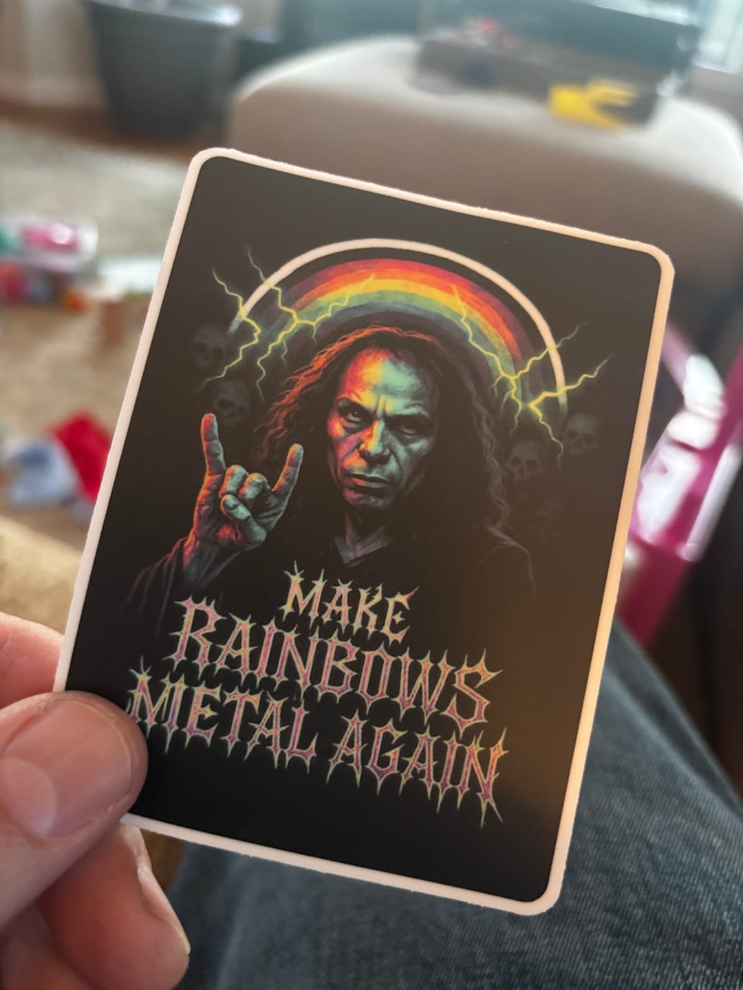 Customer photo review of Rectangle Stickers