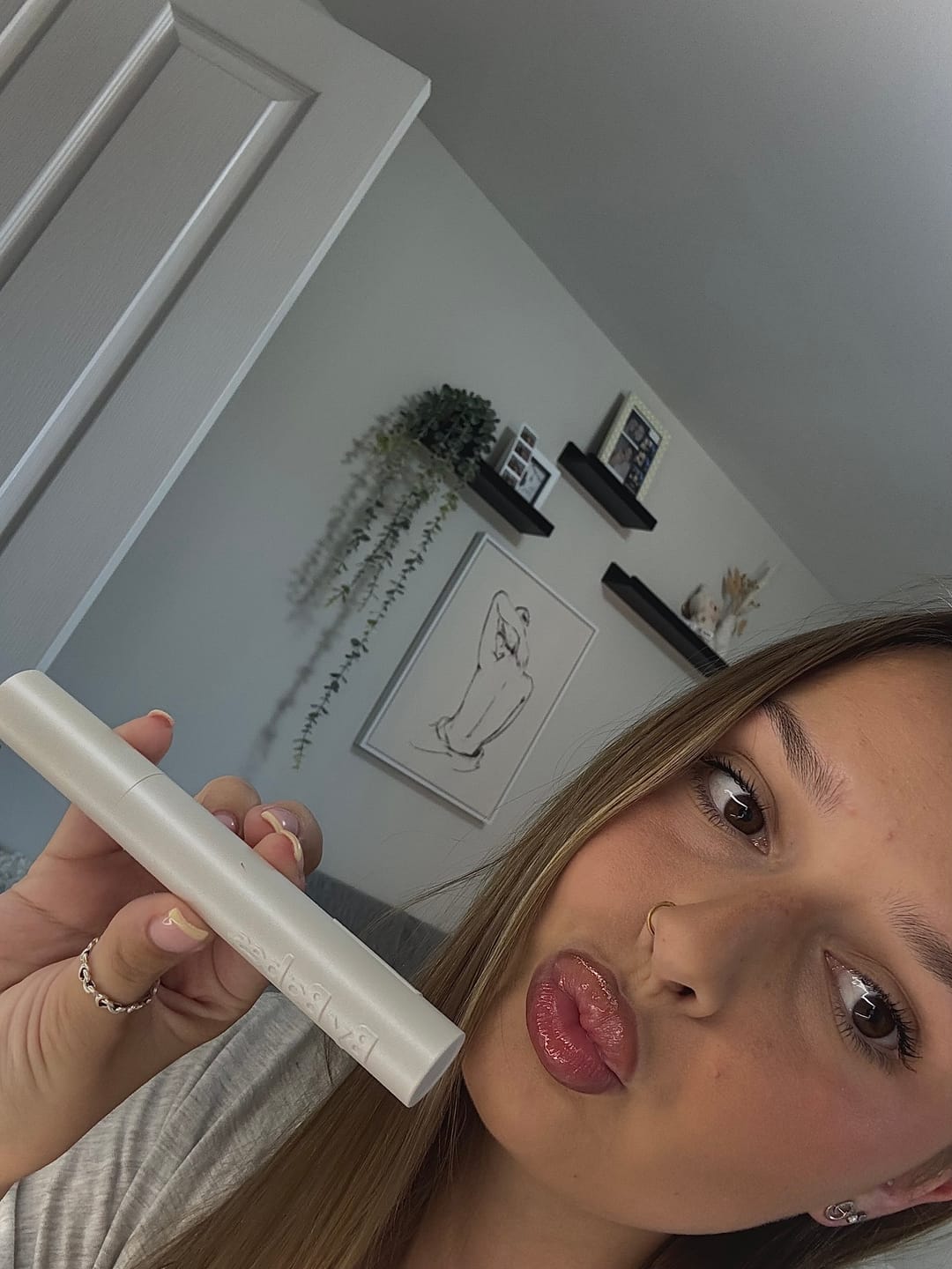 Customer photo review of Peptide Tubing Mascara