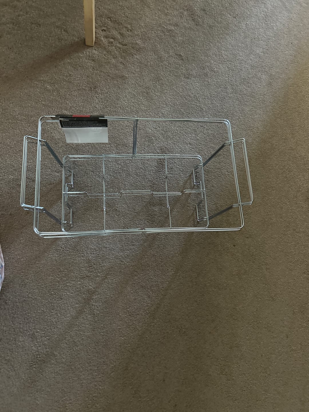 Customer photo review of Chafing buffet Full Size Wire Rack