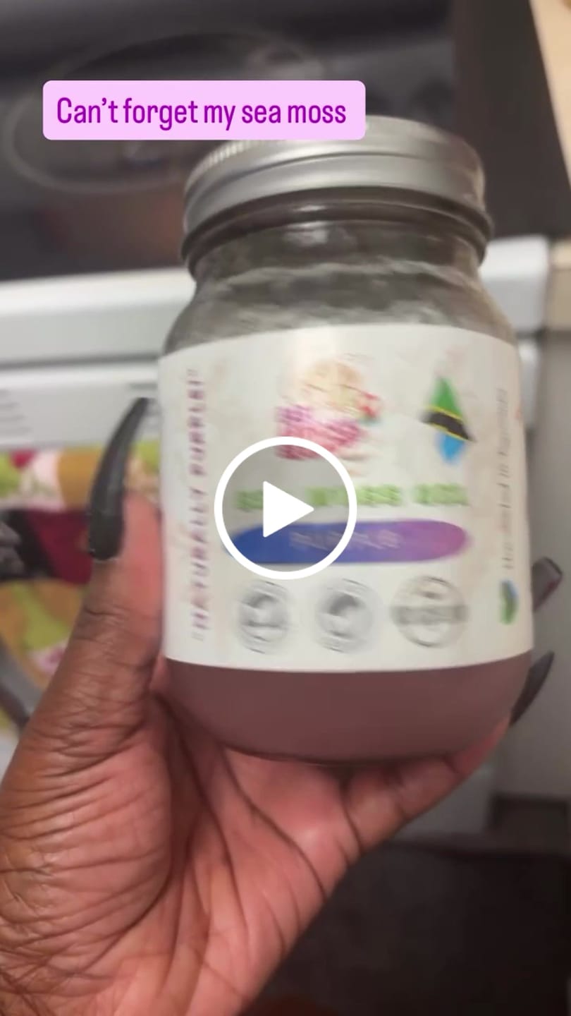 Customer video review of PURPLE East African Sea Moss Gel (unflavored)